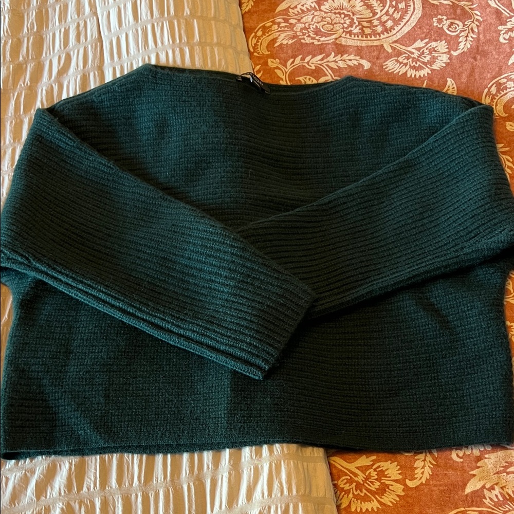 Ann Taylor Cashmere Green Sweater